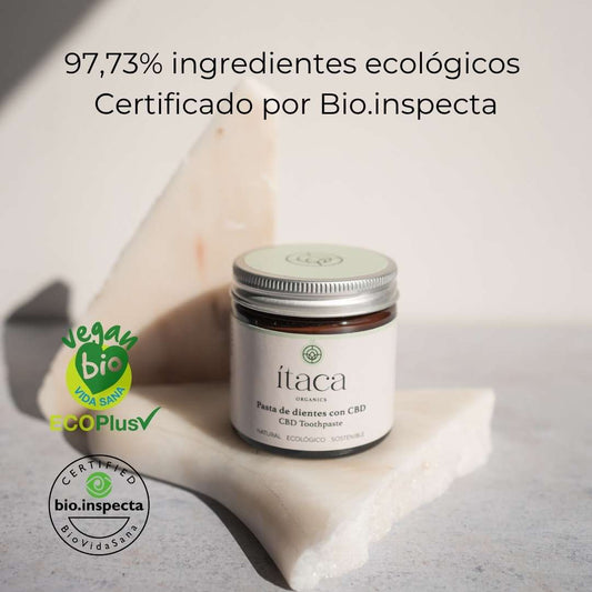 Pasta de dientes ecológica con CBD