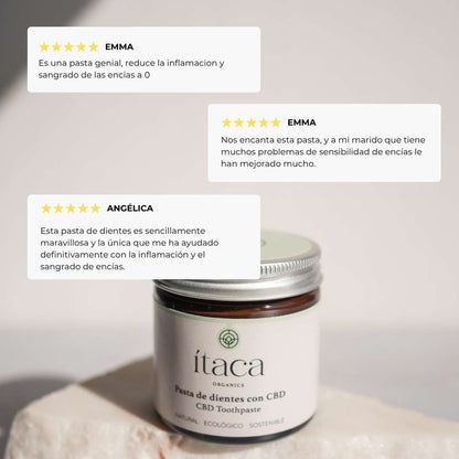 Pasta de dientes ecológica con CBD