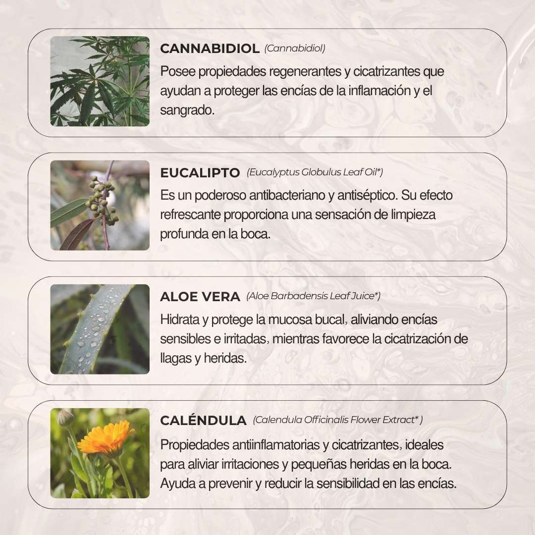 Pasta de dientes ecológica con CBD
